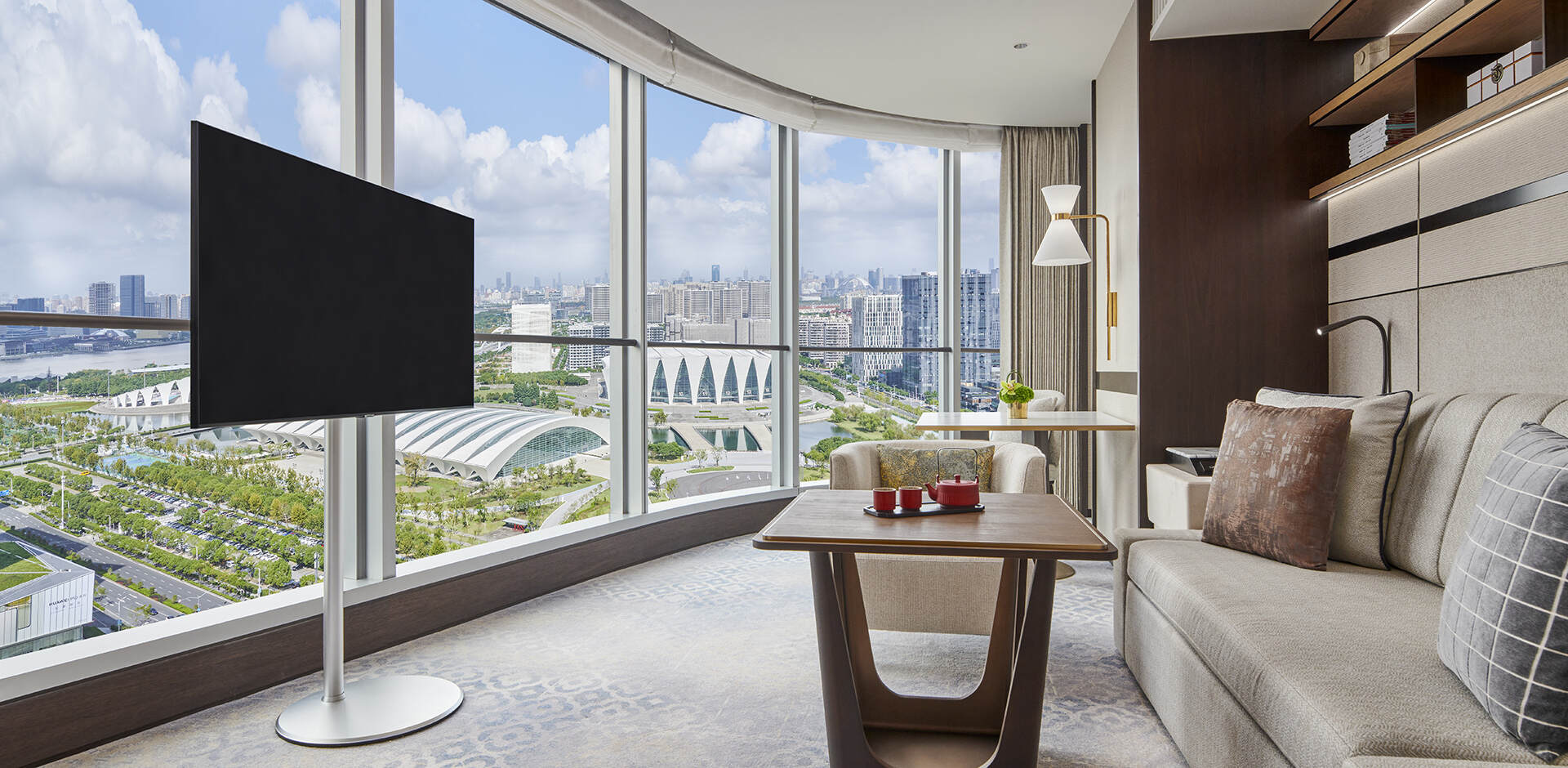 上海前滩香格里拉客房与套房| 雅致旅居