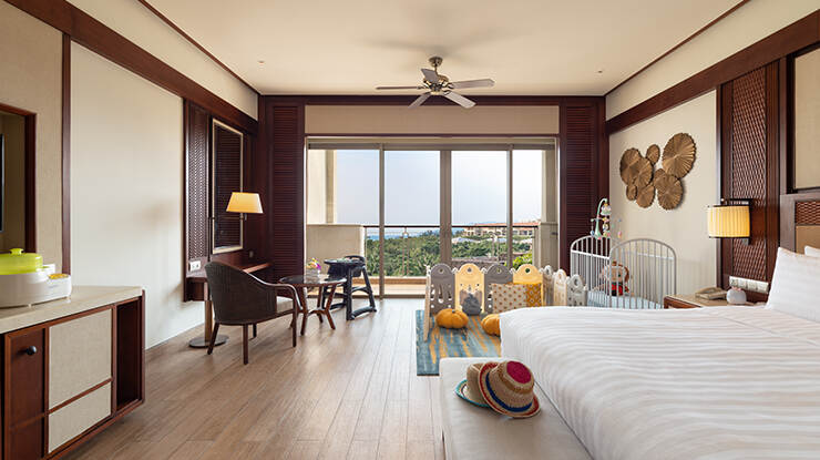 3 night accommodations in a Premier Sea View Room with exclusive themed room set up