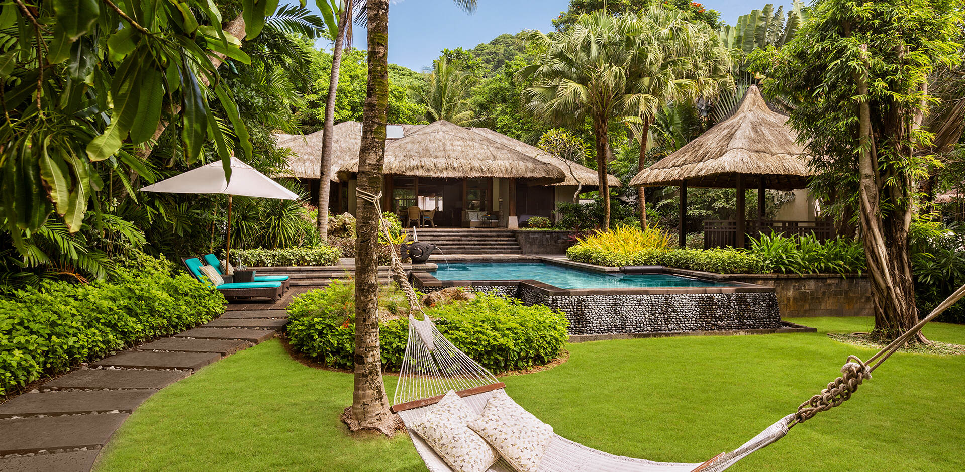 Two Bedroom Pool Villa Booking Shangri La S Boracay Resort And Spa