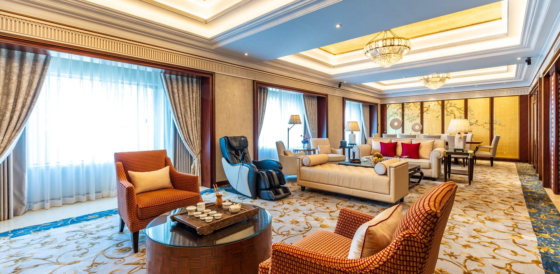 大连香格里拉的豪华客房| 优雅与舒适兼具