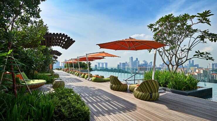 Rooftop infinity pool