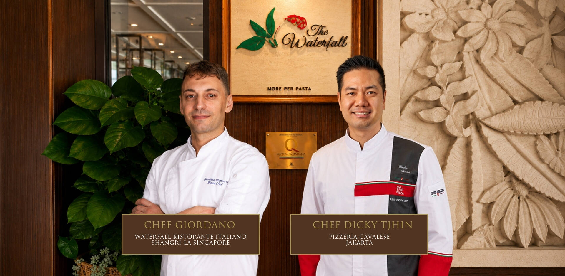 Image for Shangri-La and Shangri-La Singapore and Waterfall Ristorante Italiano and Pizzeria Cavalese collaboration