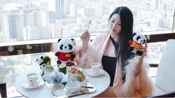 Panda-themed Welcome Afternoon Tea